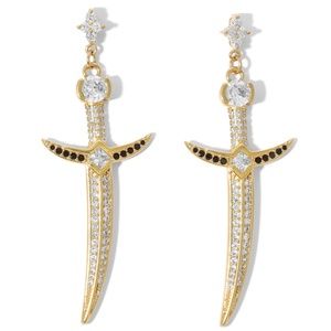 New Vanessa Mooney THE KINSLEY DAGGER EARRINGS